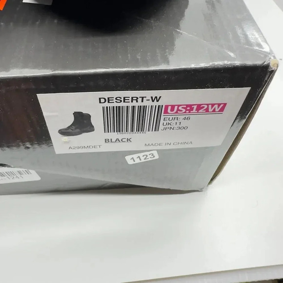 Nortiv 8 Desert-W Mens Hiking Combat Ankle Boots Military Tactical Black Size 12 - Picture 8 of 10